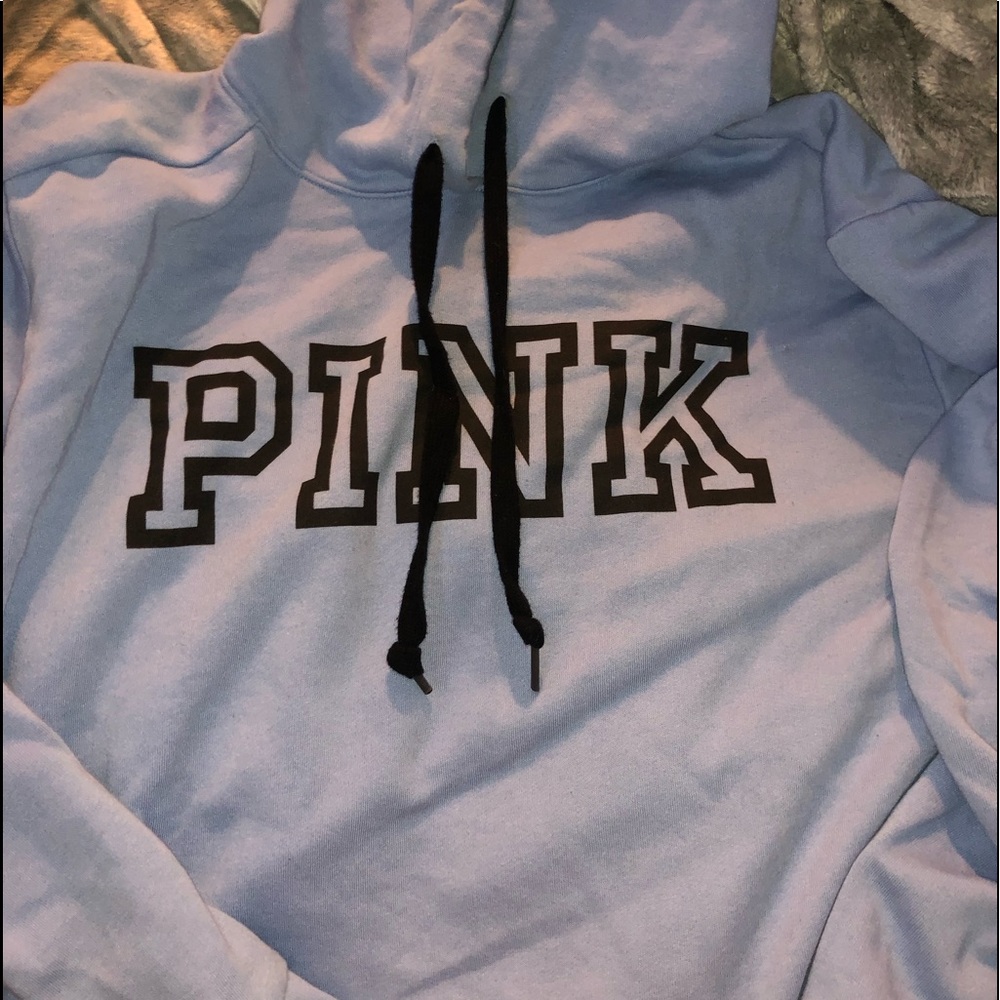 VS PINK everyday lounge pullover blue hoodie